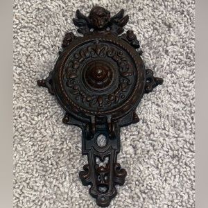 Metal Cherub Candle Holder